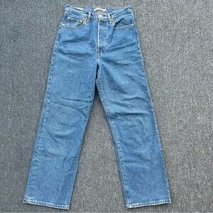 Levi’s Premium Ribcage Ankle Straight JEANS 29x29 8 TALL EUC